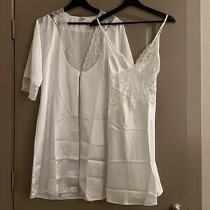 NWOT Silky Satin Sleepwear Set